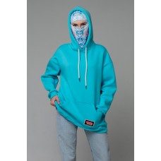 !LiMiTi - Exclusive AQUA Hoodie with full-print mask and beanie full-print